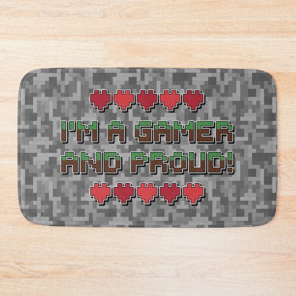 Item preview, Pixel Text - Gamer and Proud designed and sold by Sarinilli.