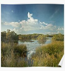 sea flood ponds Poster
