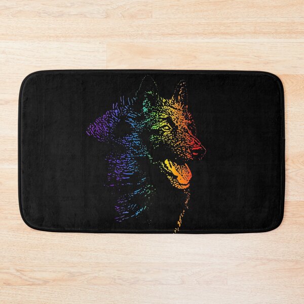Item preview, Rainbow Groenendael  designed and sold by Child of the Corn Designs.