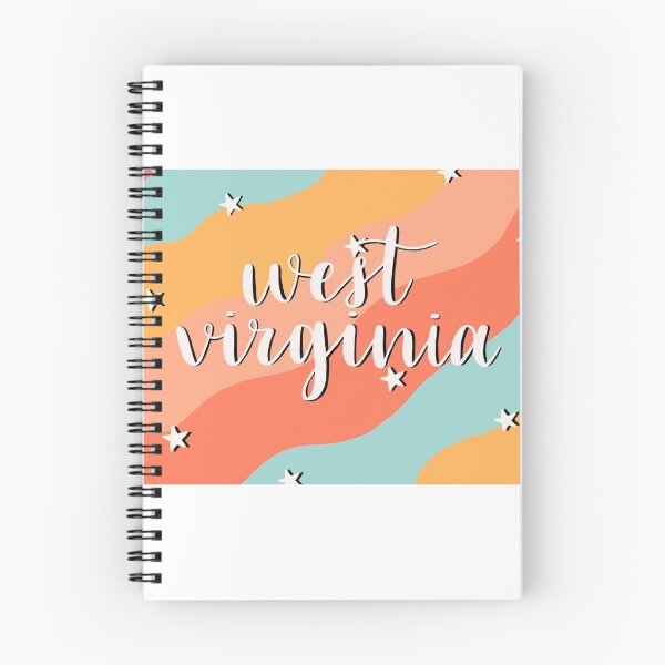 Item preview, West Virginia w a groovy background designed and sold by avery :).