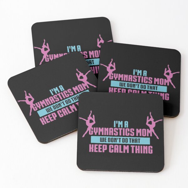 Item preview, Gymnastics Mom Keep Calm Sports Aerobics Gift designed and sold by Style4You24.