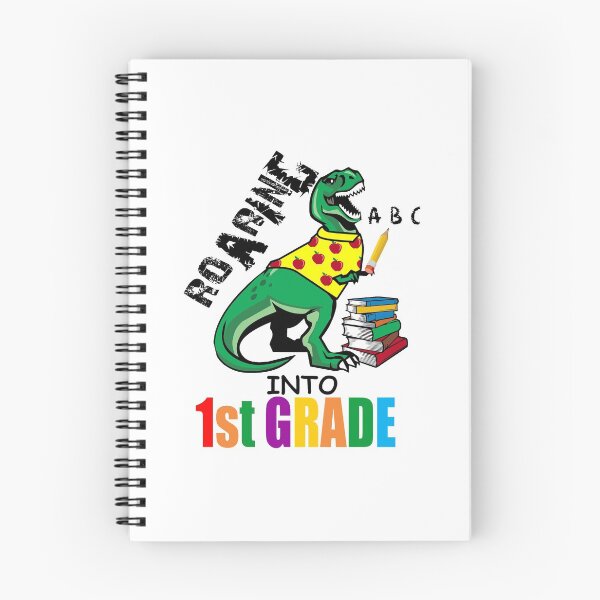 Item preview, Roaring Into 1st Grade T Rex Back To School for Students designed and sold by hadleydesigns.