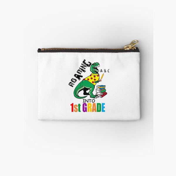 Item preview, Roaring Into 1st Grade T Rex Back To School for Students designed and sold by hadleydesigns.