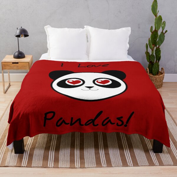 Aperçu de l'œuvre J'aime les pandas! créée et vendue par Sarinilli.