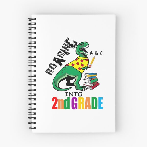 Item preview, Roaring Into 2nd Grade T Rex Back To School for Students designed and sold by hadleydesigns.