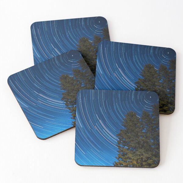 Item preview, Polaris Star Trail Over Pine designed and sold by PurpleMonkeyDW.