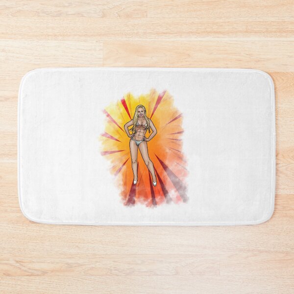 Item preview, Six-pack pin-up girl in a colorful bikini designed and sold by PinUpsandPulp.