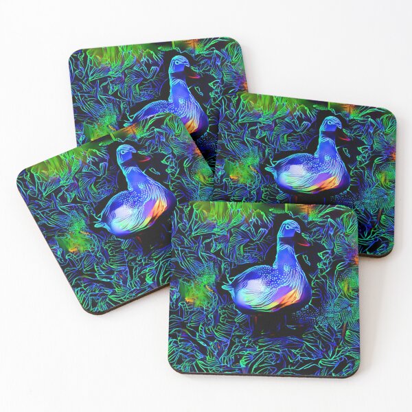 Item preview, Neon Abstract Duck designed and sold by Alyxandre.
