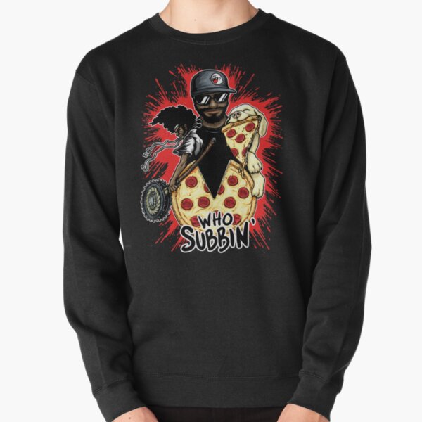Who Subbin (Colored Design) Pullover Sweatshirt