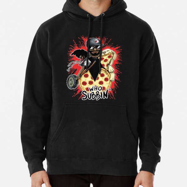 Who Subbin (Colored Design) Pullover Hoodie