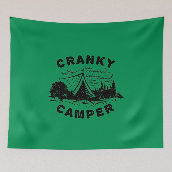 Item preview, Cranky Camper Tent - Funny Camping Gift designed and sold by propellerhead.
