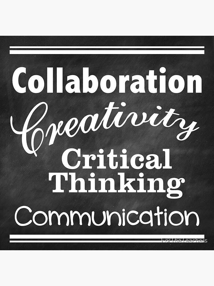 Creativity/Critical Thinking/ Communication/ Collaboration Memes