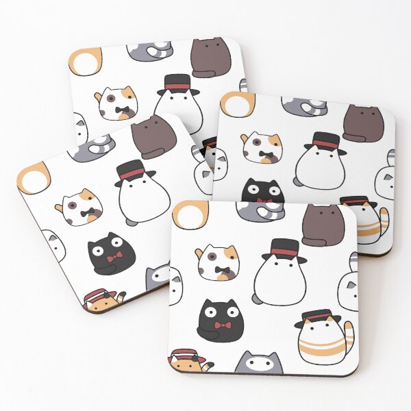 Item preview, Fancy Blob Cats in Color! designed and sold by RainingBees.