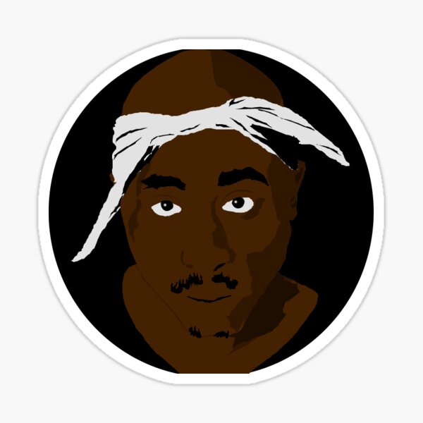 Tupac Shakur Sticker