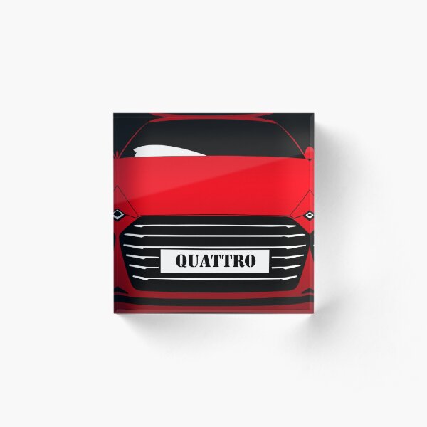 Audi Quattro Acrylblock