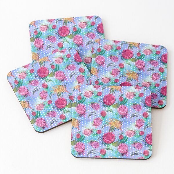 Item preview, Australian Native Florals - Pretty Soft Pattern designed and sold by Annalee Beer.