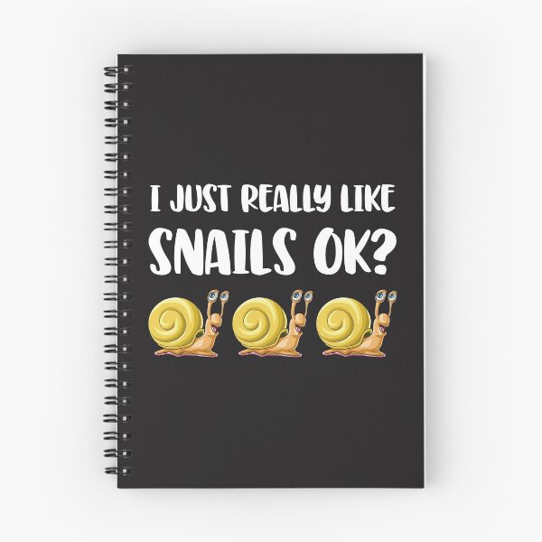 Item preview, I Just Really Like Snails Ok Cute Sluggish Silhouette designed and sold by Bendthetrend.