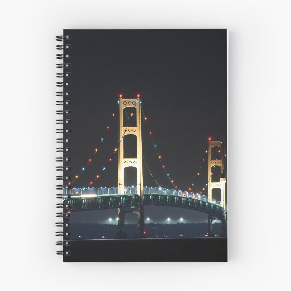 Item preview, Mackinac Bridge at Night designed and sold by ErrorlessFawn.