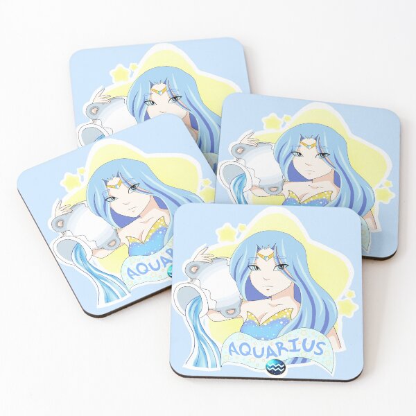 Item preview, Aquarius - Zodiac Sign Collection designed and sold by Amanda Draws.