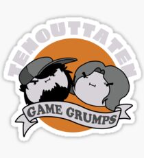 Game Grumps Tenouttaten Shirt Sticker