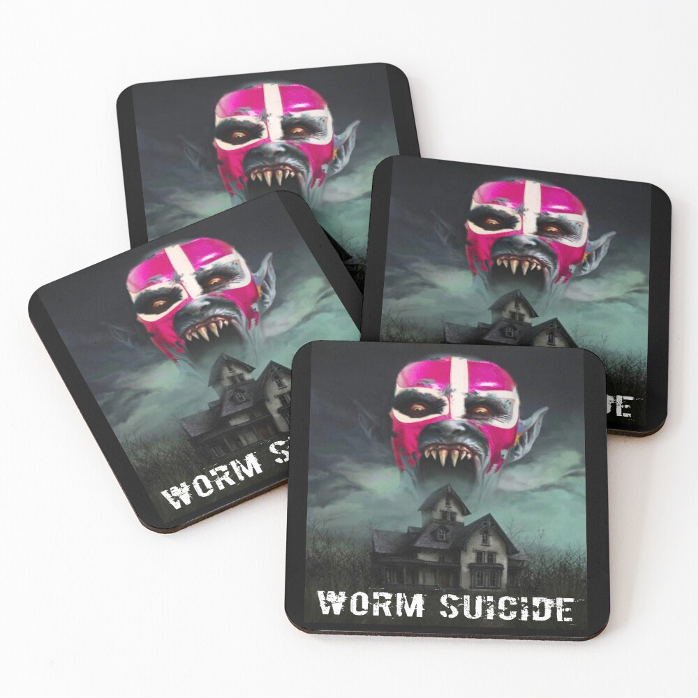 Item preview, Coasters (Set of 4) designed and sold by wormsuicide.