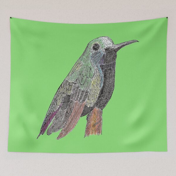 Item preview, Black throated mango hummingbird designed and sold by Rosa Elena Albornoz Mendez.