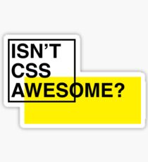 Isn't CSS Awesome? Sticker
