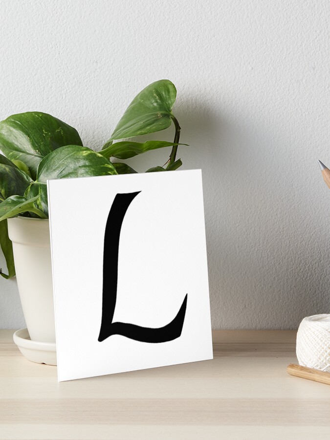 Letter L | Art Board Print