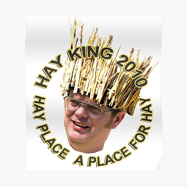 "Hay King" Poster by Retrorockit Redbubble