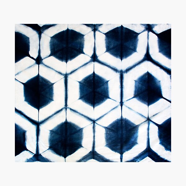 Item preview, Geometric Shibori Pattern designed and sold by MojaveLove.