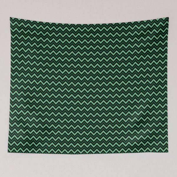 Item preview, Chevrons - Green and Silver designed and sold by Sarinilli.