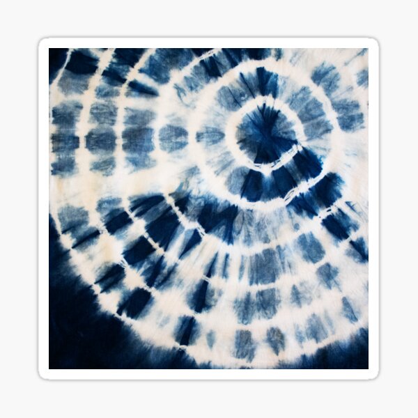 Item preview, Tie Dye Indigo Circle Burst designed and sold by MojaveLove.