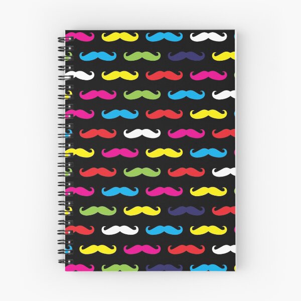 Item preview, Colourful Moustache Pattern designed and sold by 4ogo Design.