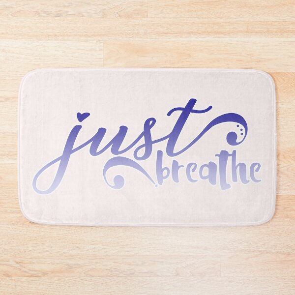 Item preview, Just Breathe quote - keep calm quote- settle down quote - peace quote  - keep breathing designed and sold by smooshfaceutd.