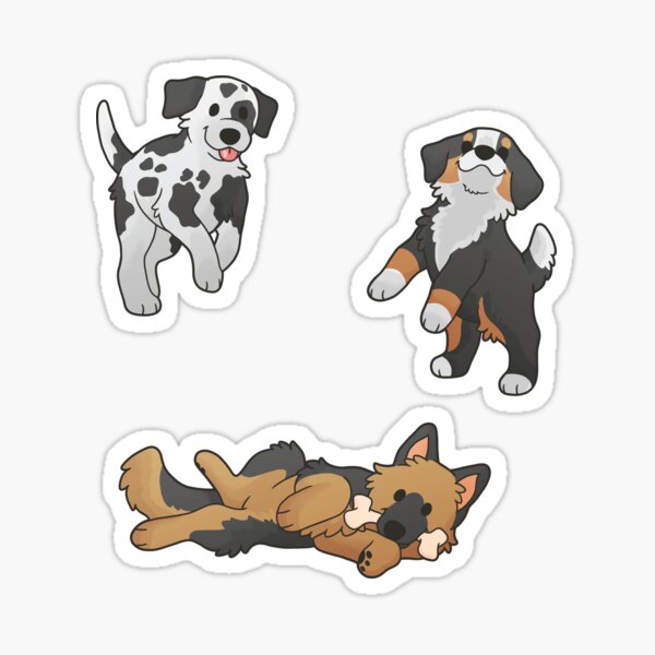 Chunky Pupper Stickers 2 Sticker