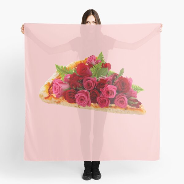 Rose pizza Scarf