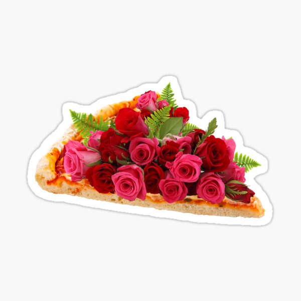 Rose pizza Sticker