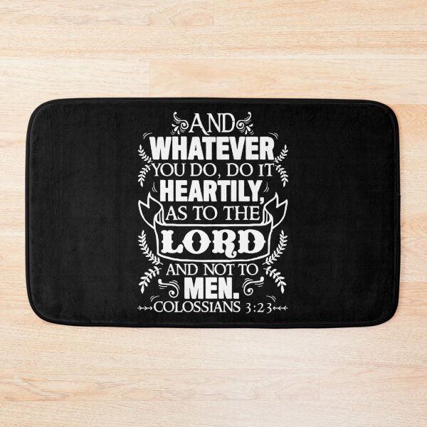 Item preview, Colossians 3:23 Do It Heartily As To The Lord And Not To Men designed and sold by plushism.