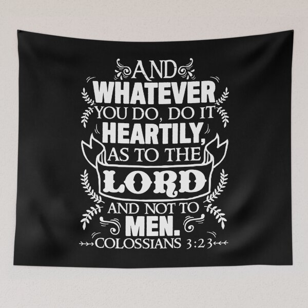 Item preview, Colossians 3:23 Do It Heartily As To The Lord And Not To Men designed and sold by plushism.