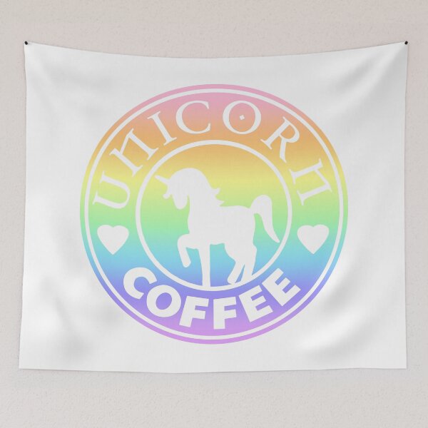 Item preview, Rainbow Unicorn Coffee designed and sold by CanisPicta.