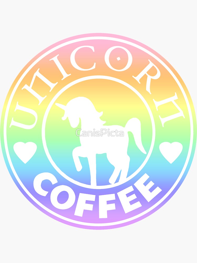 Rainbow Unicorn Coffee by CanisPicta