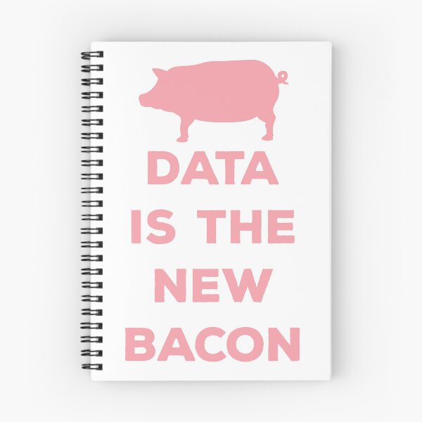 Item preview, Data Is The New Bacon designed and sold by teesaurus.