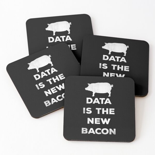 Item preview, Data Is The New Bacon designed and sold by teesaurus.