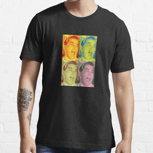 Ray Liotta Laugh mafia gangster movie Goodfellas painting multi-color Essential T-Shirt