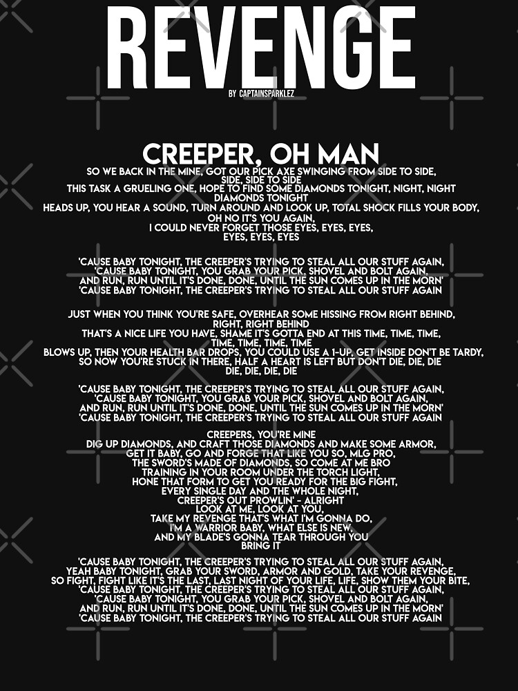 "Creeper, Aw Man Lyrics" Tshirt for Sale by artsylab Redbubble