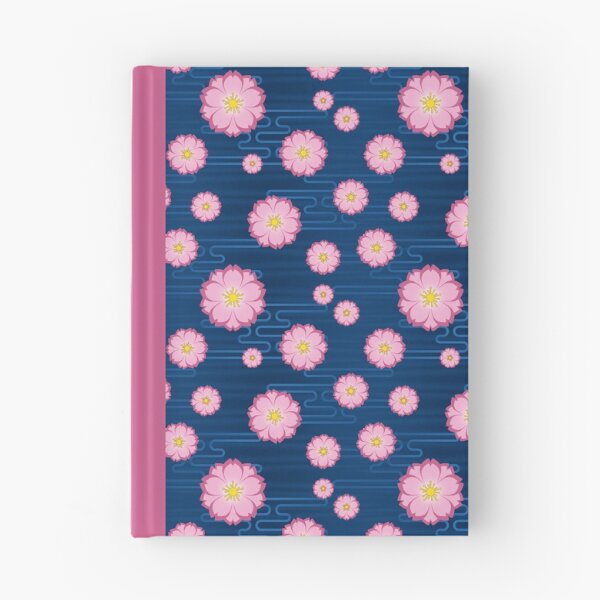 Item preview, Cloudy Sakura in Pink on Blue designed and sold by Sarinilli.