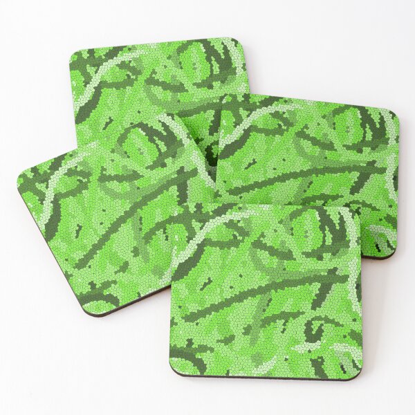 Item preview, Greens Geometric Pattern designed and sold by Whoopsidoodle.