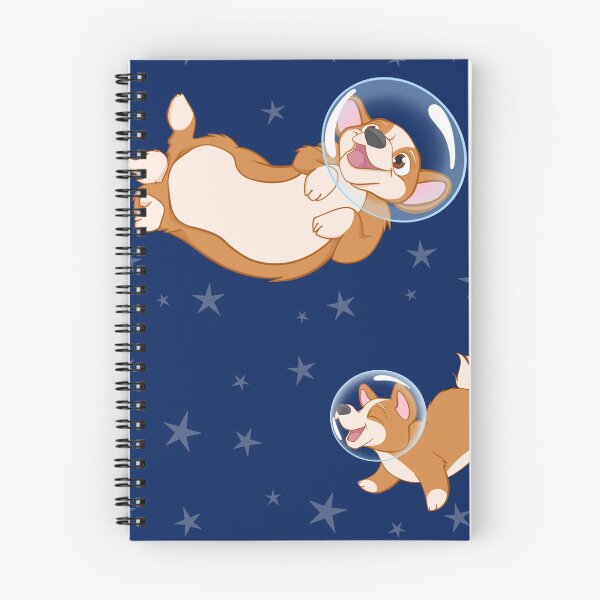 Item preview, Corgis in Space Pattern designed and sold by Breakfast Candy.