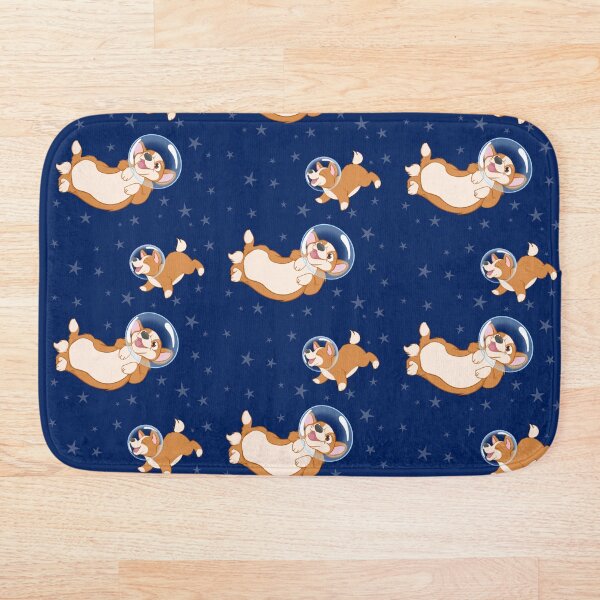 Item preview, Corgis in Space Pattern designed and sold by Breakfast Candy.