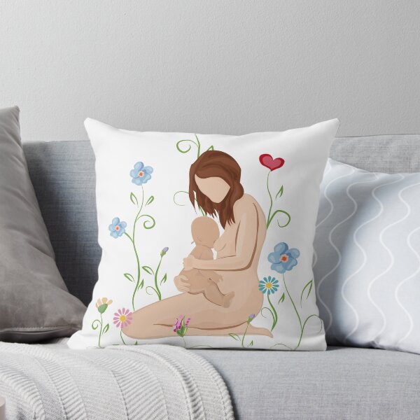 Item preview, Breastfeeding Mother and Baby Silhouette designed and sold by npc212.